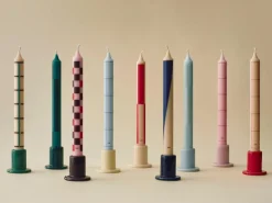 Velas Pattern 4-pack, Reds-bordeaux