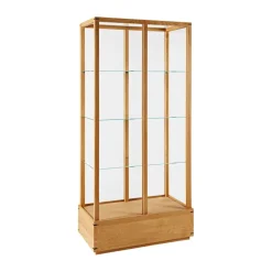 Vitrina Japanese grande, Roble aceitado en tono cálido