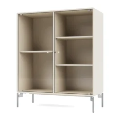 Vitrina Ripple II 69,6x82,2x30 cm, Oat-ben chrome