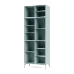 Vitrina Ripple IV 69,6x187,2x38 cm, Flint-ben flint