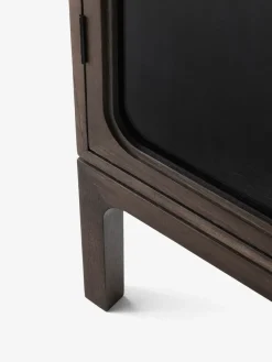 Vitrina Trace SC88 120x192x40 cm, Dark stained oak