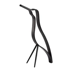 Woody Bird high 18 cm, Black stained oak