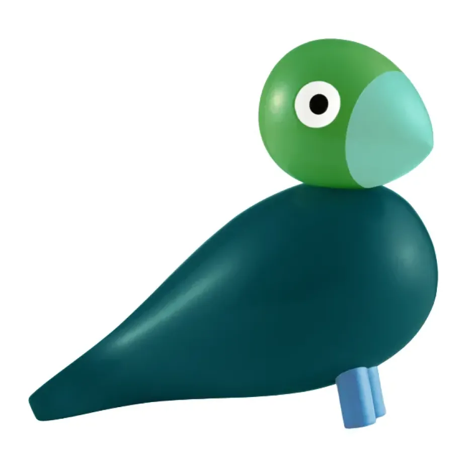 Year Bird 2026 Birk de Kaj Bojesen , Verde oscuro